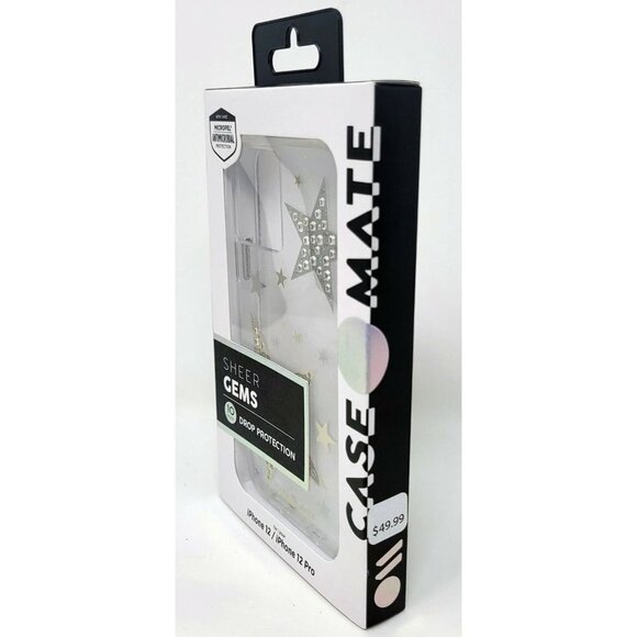 Case-Mate Sheer Gems Superstar Case for Apple iPhone 12 / iPhone 12 Pro - Picture 2 of 3